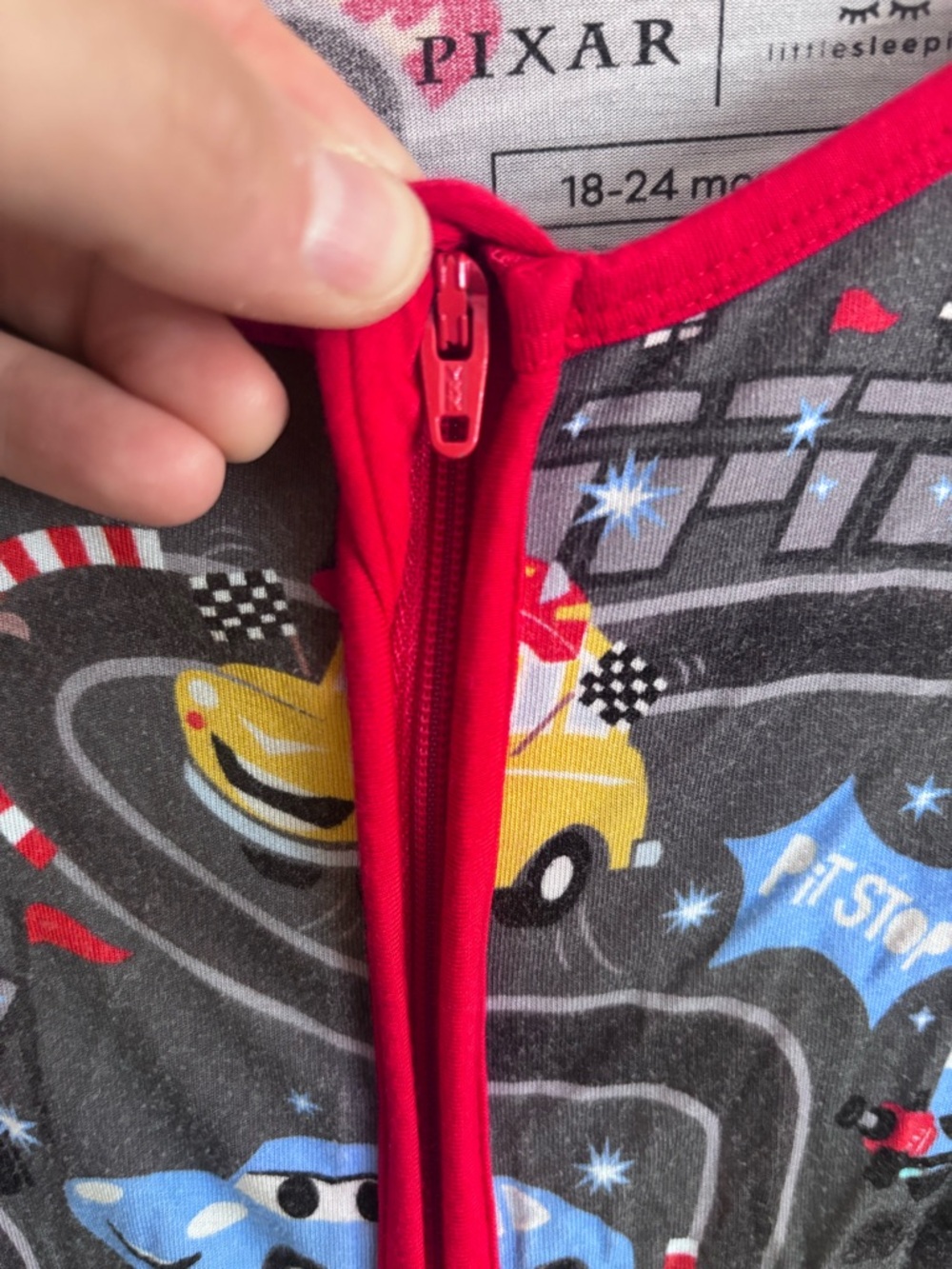 Little Sleepies + Pixar Cars Zippy - Picture 3 of 6